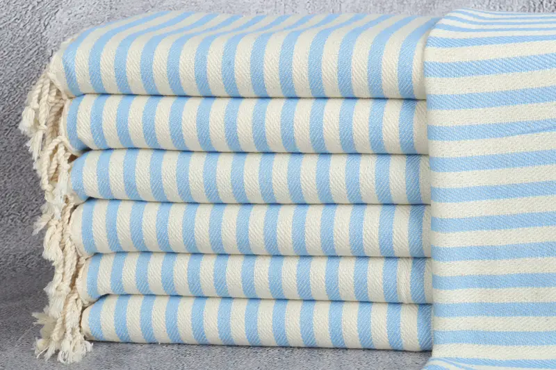 Christmas Hand Towel, Beach Theme Wedding Gift, 40x18 Cotton Striped Towel, Best Wedding Gift, Wedding Gift, Wedding Favors, Personalized Hand Towel - 1