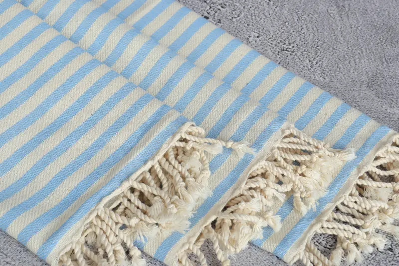 Christmas Hand Towel, Beach Theme Wedding Gift, 40x18 Cotton Striped Towel, Best Wedding Gift, Wedding Gift, Wedding Favors, Personalized Hand Towel - 5
