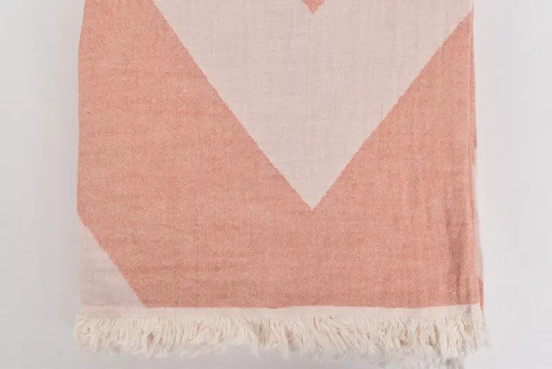 Organic Throw, Employee Gifts, Bridesmaid Gifts, 84x76 Cotton Geometric Towel, Turkish Tablecloth, Boho Throw Blankets, Housewarming Gift - 4