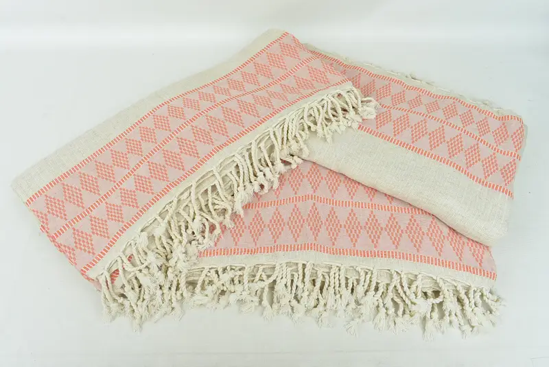 Personalized Gifts, Custom Wedding Gift From Bridesmaid, Throw Blankets for Couch, Tablecloth, 100x88 Linen Kilim Design Towel, Monogram Blanket - 6