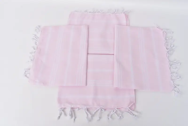Monogrammed Hand Towel, Gift For Her, Monogram Kitchen Towel, Personalized Wedding Gift For Couple, 40x24 Cotton Striped Towel, Small Bath Towels - 6