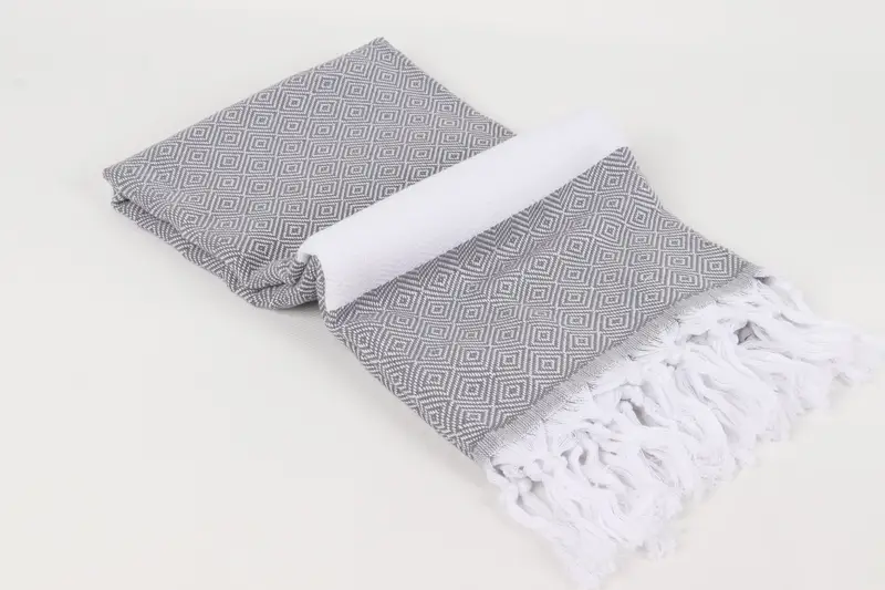 70x40 Cotton Diamond Towel, Monogram Beach Towel, Lightweight Turkish towel, Gift For Best Friend, Customized Turkish Towel, Organic Turkish towel - 6