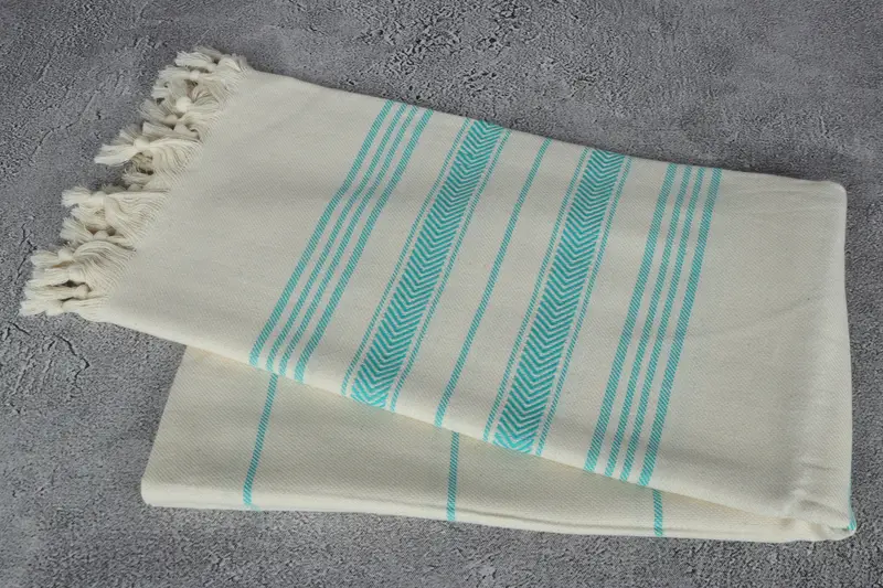 Personalized Bridesmaid Beach Towel, Monogram Towels, Bridal Gifts, Handmade Gift, 70x40 Cotton Striped Towel, Bridal Shower Gift, Custom Towel - 6