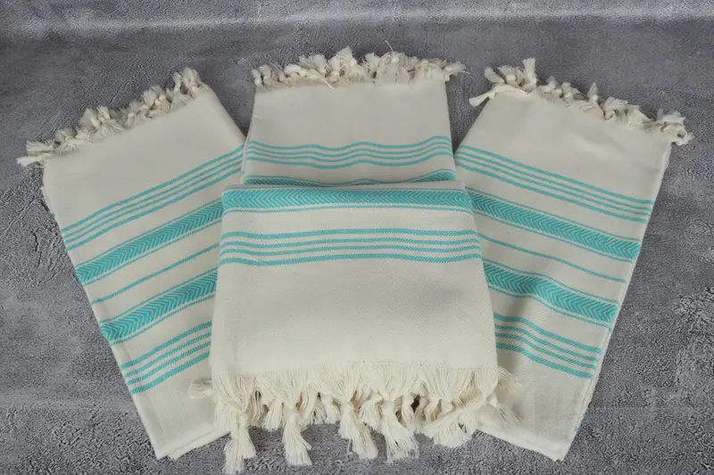 Personalized Bridesmaid Beach Towel, Monogram Towels, Bridal Gifts, Handmade Gift, 70x40 Cotton Striped Towel, Bridal Shower Gift, Custom Towel - 4