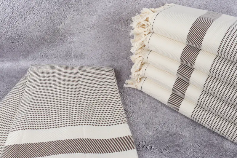 Custom Blanket, 88x80 Cotton Striped Towel, Turkish Tablecloth, Halloween Bachelorette Party, Bridesmaid Gift, Bridal Shower Gift, Housewarming Gift - 2