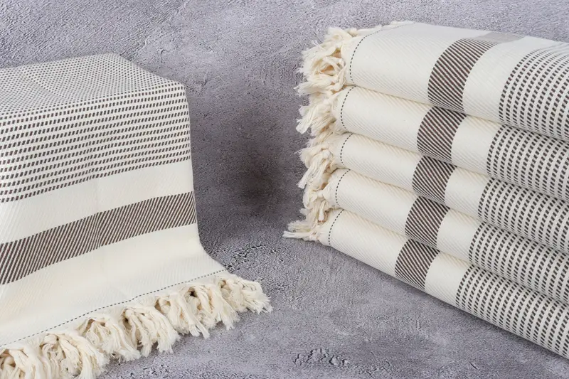 Custom Blanket, 88x80 Cotton Striped Towel, Turkish Tablecloth, Halloween Bachelorette Party, Bridesmaid Gift, Bridal Shower Gift, Housewarming Gift - 3
