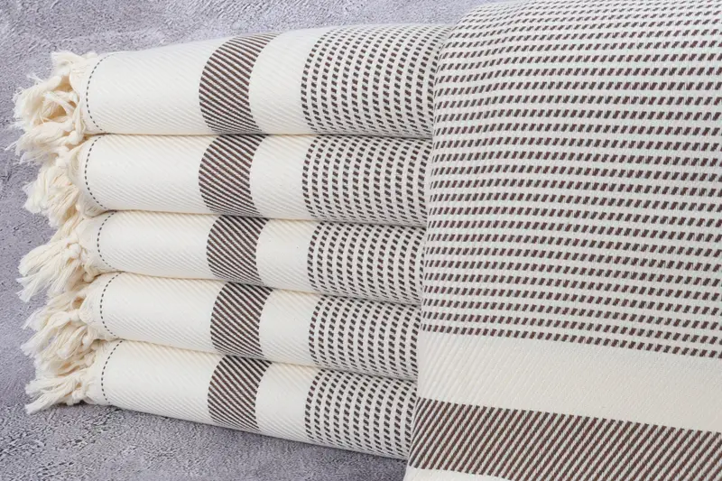 Custom Blanket, 88x80 Cotton Striped Towel, Turkish Tablecloth, Halloween Bachelorette Party, Bridesmaid Gift, Bridal Shower Gift, Housewarming Gift - 1