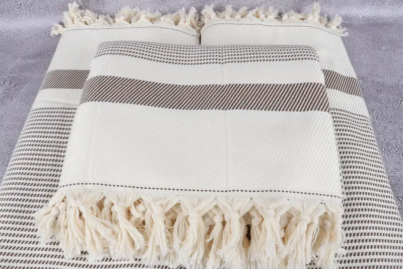 Custom Blanket, 88x80 Cotton Striped Towel, Turkish Tablecloth, Halloween Bachelorette Party, Bridesmaid Gift, Bridal Shower Gift, Housewarming Gift - 4