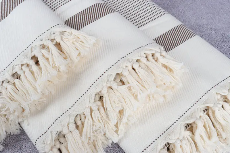 Custom Blanket, 88x80 Cotton Striped Towel, Turkish Tablecloth, Halloween Bachelorette Party, Bridesmaid Gift, Bridal Shower Gift, Housewarming Gift - 5