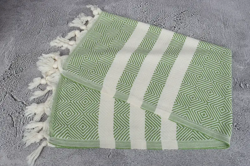 Gift For Boyfriend, First Wedding Anniversary Gift, Personalized Hand Towel, Turkish Towel Hand Towel, 32x20 Cotton Diamond Towel, Turkish Tea Towel - 6