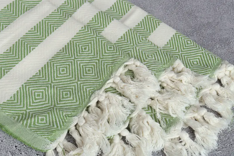 Gift For Boyfriend, First Wedding Anniversary Gift, Personalized Hand Towel, Turkish Towel Hand Towel, 32x20 Cotton Diamond Towel, Turkish Tea Towel - 5