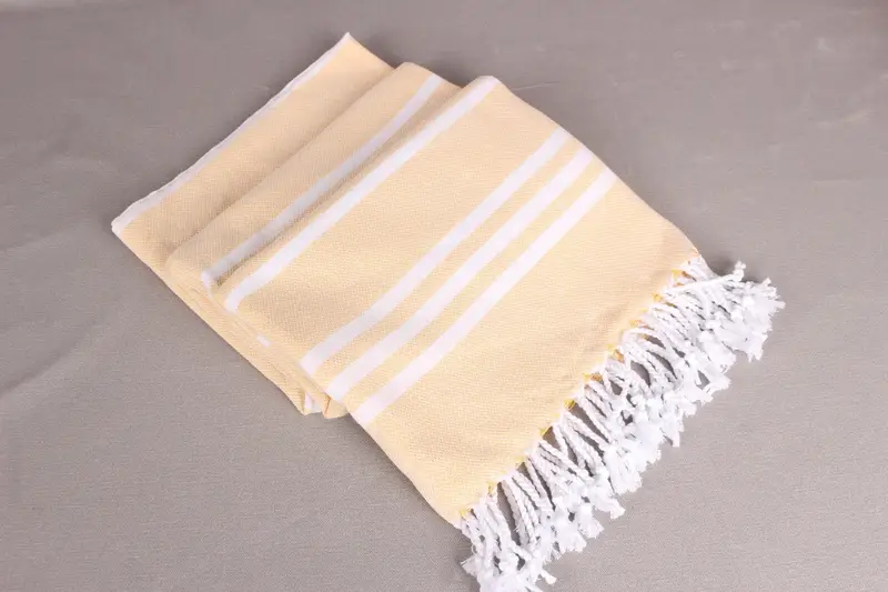 Summer Gift, Gift For Best Friend, Gift For The Home Decor, Turkish bath towel, Housewarming Gift, Towel With Name, 70x40 Cotton Striped Towel - 7