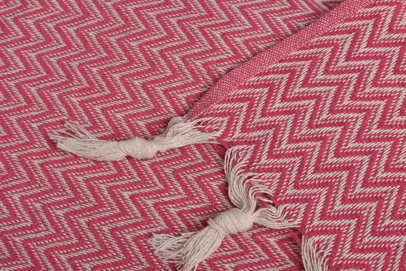 76x64 Cotton Zig zag Towel, Tablecloth, Bachelorette Party Gifts For Bride, Gift Boxes, Personalized Gifts, Personalized Blanket, Shower Curtain - 8
