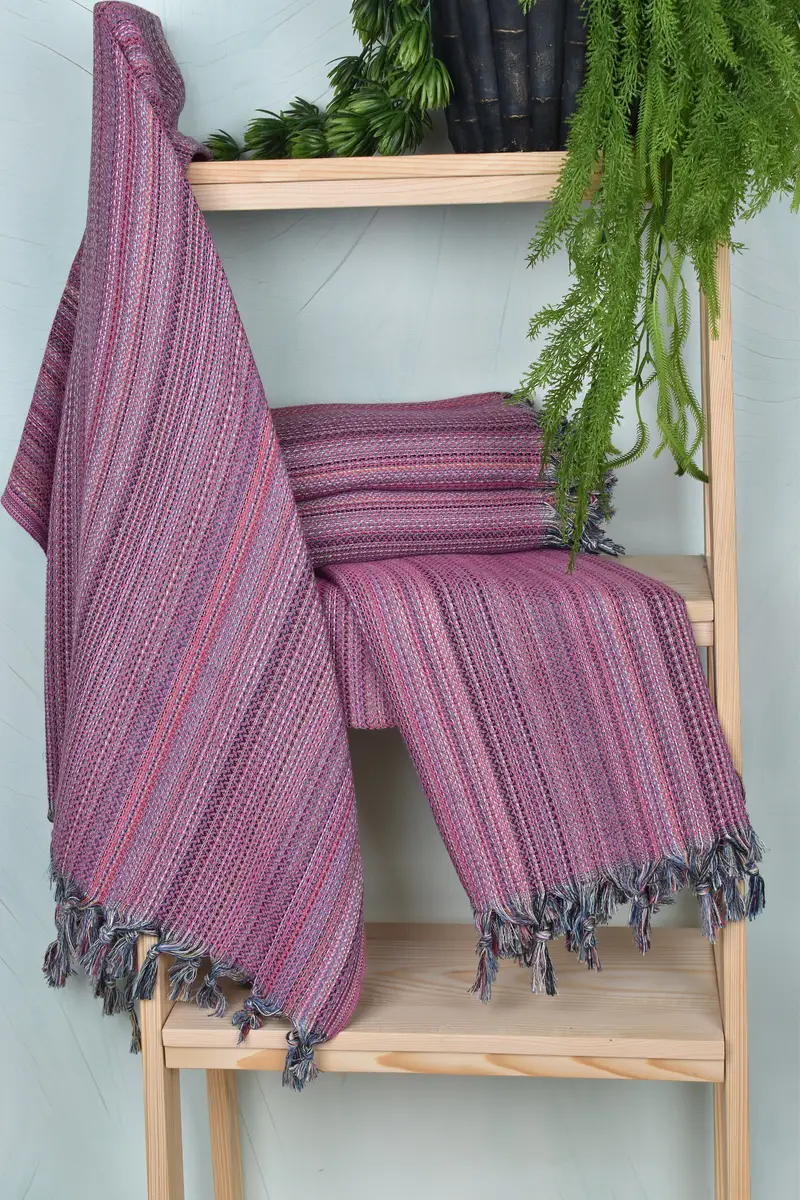 Anniversary Gift For Her, Handwoven Turkish bath towel, Turkish beach towel, Large Turkish Towel, 70x36 Cotton Herringbone Towel, Peshtemal Towel - 6