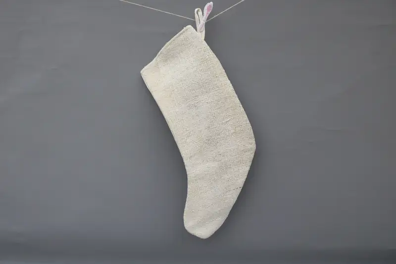 Süslü Bej Noel Çorabı, Şenlikli Tatil Dekoru