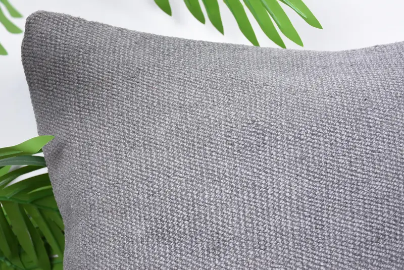 16x16 Gray Pillow Cover, Couch Cushion, Oriental Cushion, Couch Pillow Case, Boho Pillow, Kilim Pillow, Pillow, Kilim Cushion Sham, Ethnic Cushion - 2