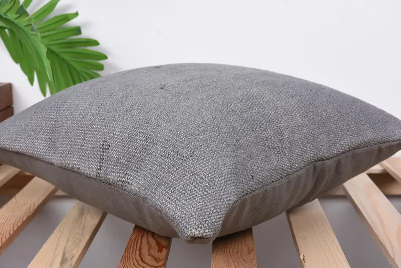 16x16 Gray Pillow Cover, Couch Cushion, Oriental Cushion, Couch Pillow Case, Boho Pillow, Kilim Pillow, Pillow, Kilim Cushion Sham, Ethnic Cushion - 6