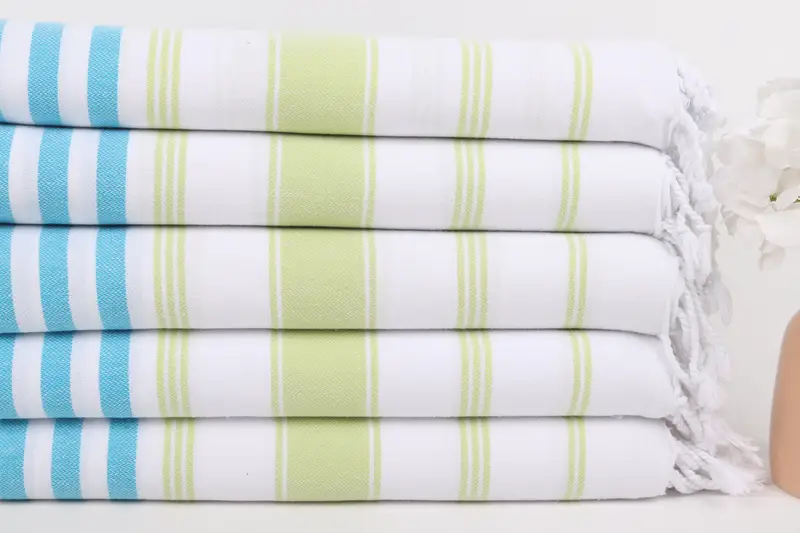 Best Friend Christmas Gift, 70x40 Cotton Striped Towel, Bachelorette Party Gifts, Embroidered Turkish Towel, Personalized Gift, Beach Towel Bulk - 3