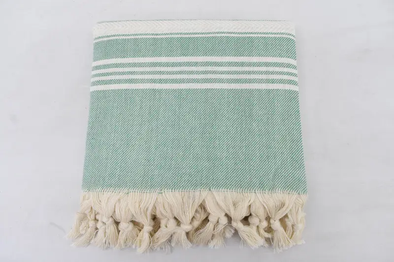 Custom Wedding Gifts, Organic cotton peshtemal for spa and beach, 70x40 Cotton Herringbone Towel, Hammam towel, Beach towel, Bridal Shower Favor - 5