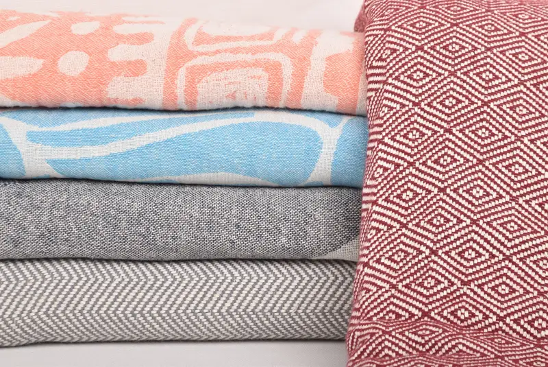 Bridesmaid Proposal Gift, Bridal Shower Gift, Woven Throw Blanket, 80x60 Cotton Set of 5 Towel, Beach Theme Wedding Gift, Wedding Favors - 2