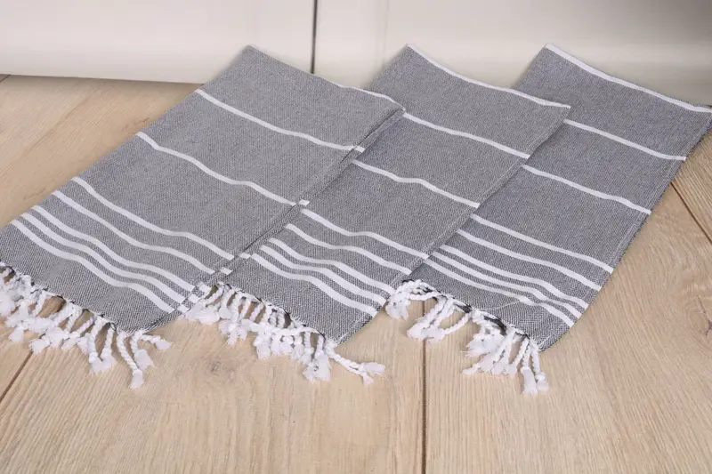 Welcome Wedding Gift, 38x18 Cotton Striped Towel, Beach Theme Wedding Gift, Turkish Hand Towel, Monogram Hand Towel, Turkish Towel Hand Towel - 6