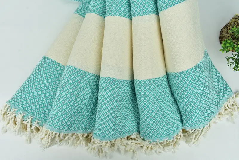 Spooky Bachelorette Party Favors, 70x36 Linen Diamond Towel, Lightweight Turkish towel, Custom Beach Towel, Organic towel, Spa Towel, Gift For Mom - 4