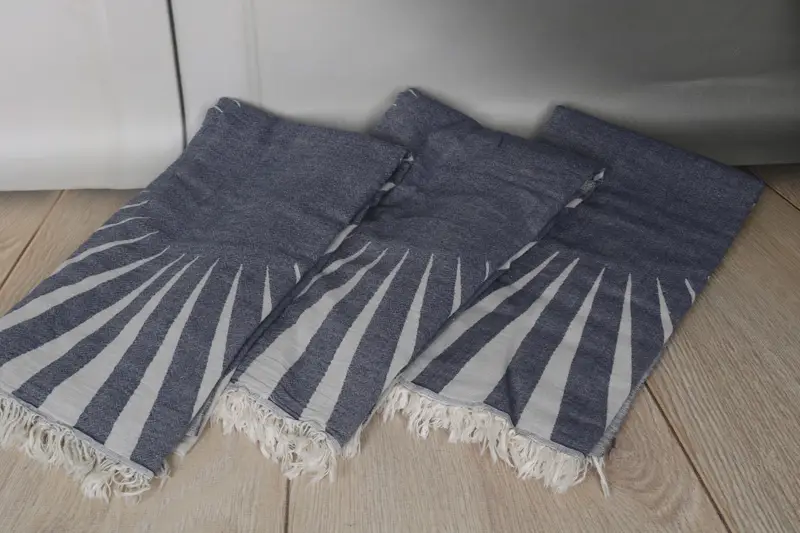 Gift For Coworker, Absorbent Turkish towel, Wedding Favors, 70x36 Cotton Sun Design Towel, Turkish hand towel, Eco-friendly Turkish peshtemal towel - 7