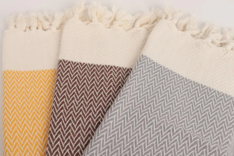 Personalized Turkish Towel, Turkish Towel Hand Towel, Bridesmaid Towel, Personalized Gift, Personalized Hand Towel, 34x18 Cotton Zigzag Design Towel - 6