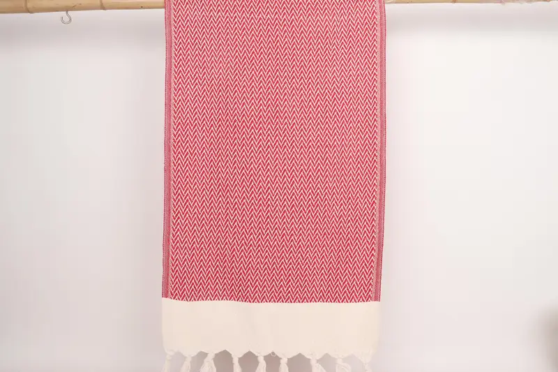 Personalized Turkish Towel, Turkish Towel Hand Towel, Bridesmaid Towel, Personalized Gift, Personalized Hand Towel, 34x18 Cotton Zigzag Design Towel - 8