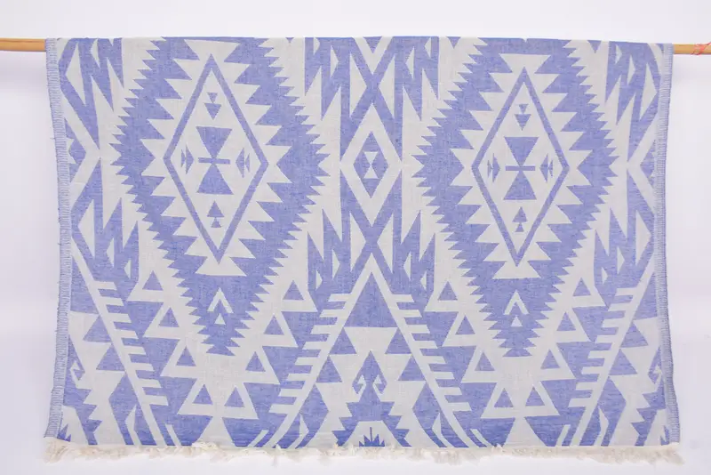 Scarf Towel, Bridal Gifts, Fouta towel, Custom Beach Towel, Soft and absorbent Turkish towel, 76x40 Cotton Geometric Towel, Monogrammed Beach Towel