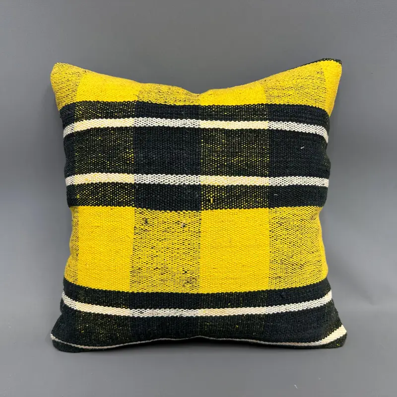 Toss Pillow Sham, Cushion Case, Floor Pillow Cover, Antique Pillows, Home Decor Pillow, 18x18 Black Pillow, Boho Pillow, Shabby Chic Cushion Cover - 4
