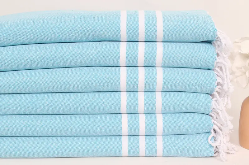 Wedding Hand Made Gift, Gym Towel, Gift For Best Friend, Wedding Gift, 40x20 Cotton Striped Towel, Personalized Kitchen Towel, Turkish Hand Towel - 3
