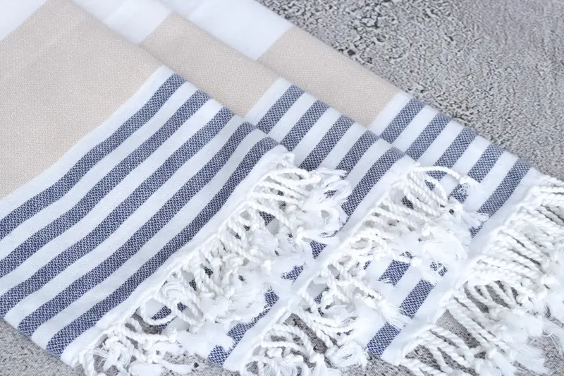 Bridesmaid Gifts, Custom Wedding Gifts, Wedding Hand Made Gift, Bathroom Towels, 40x24 Cotton Striped Towel, Valentines Day Gift Idea, Kitchen Towel - 5