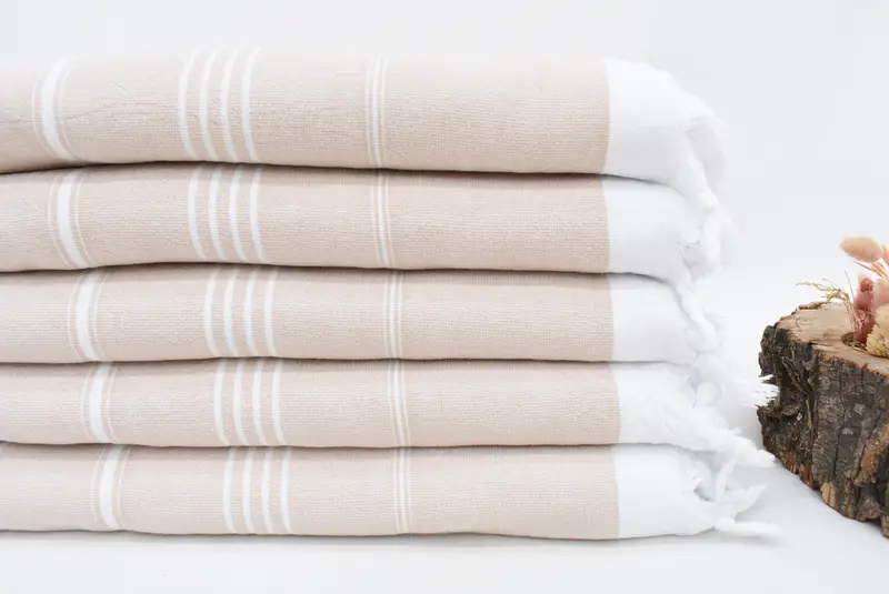 70x36 Cotton Striped Terry Towel, Wedding Gift, Beach Towel Gift, Fringed Turkish towel for poolside, Turkish hand towel, Wedding Shower Gift