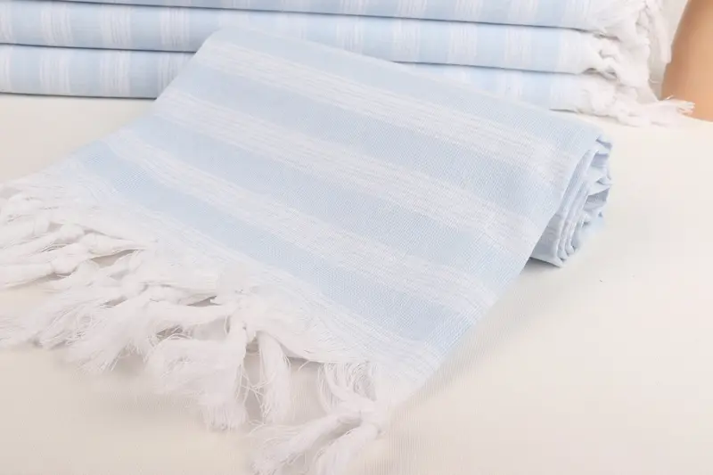 Monogrammed Beach Towel, Wedding For Favor, Organic Towel, Peshtemal Towel USA, 70x40 Cotton Striped Towel, Bridal Shower Gift, Gifts For Him - 4