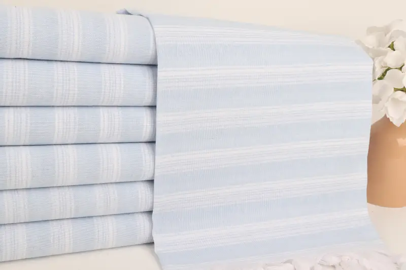 Monogrammed Beach Towel, Wedding For Favor, Organic Towel, Peshtemal Towel USA, 70x40 Cotton Striped Towel, Bridal Shower Gift, Gifts For Him - 2