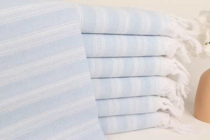 Monogrammed Beach Towel, Wedding For Favor, Organic Towel, Peshtemal Towel USA, 70x40 Cotton Striped Towel, Bridal Shower Gift, Gifts For Him - 1