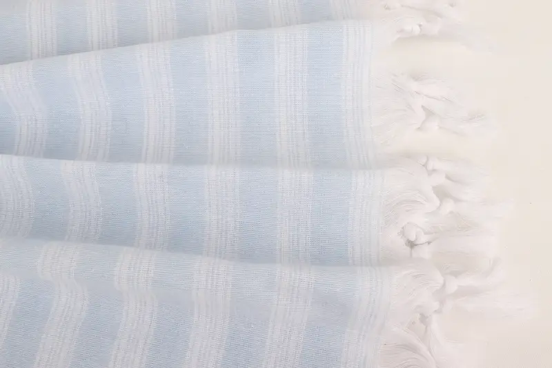 Monogrammed Beach Towel, Wedding For Favor, Organic Towel, Peshtemal Towel USA, 70x40 Cotton Striped Towel, Bridal Shower Gift, Gifts For Him - 8