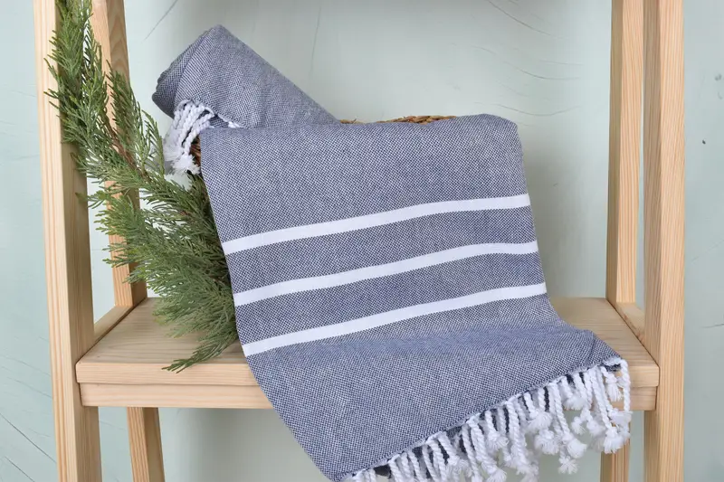 Summer Towel, Personalized Wedding Gift For Couple, Home Decor Gifts, 70x40 Cotton Striped Towel, Gym Towel, Quick-Dry Beach Towel, Beach Towel Bulk - 4