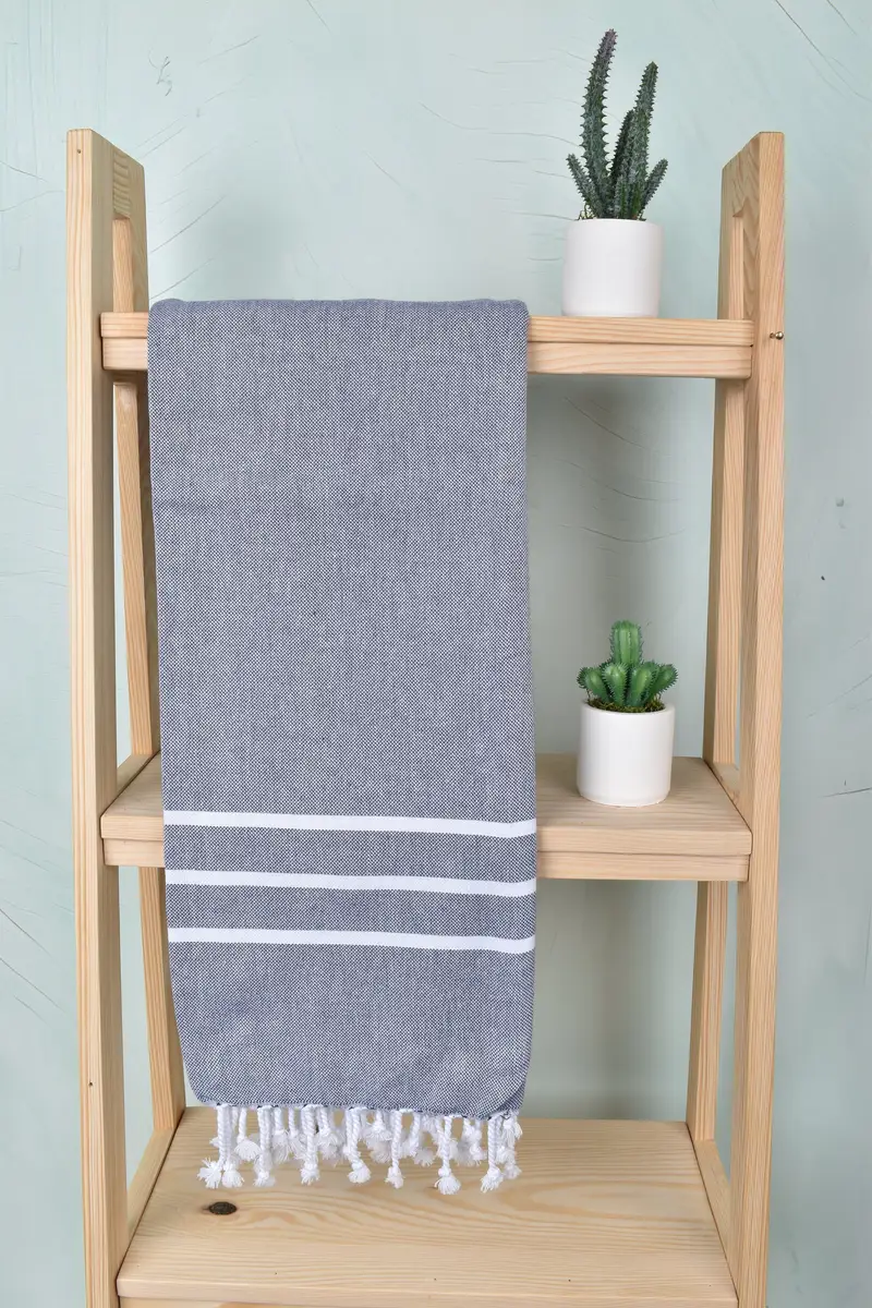 Summer Towel, Personalized Wedding Gift For Couple, Home Decor Gifts, 70x40 Cotton Striped Towel, Gym Towel, Quick-Dry Beach Towel, Beach Towel Bulk - 8