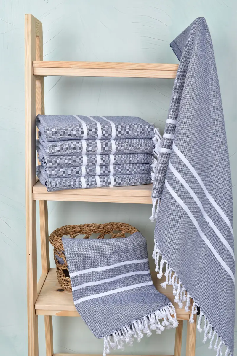 Summer Towel, Personalized Wedding Gift For Couple, Home Decor Gifts, 70x40 Cotton Striped Towel, Gym Towel, Quick-Dry Beach Towel, Beach Towel Bulk - 3