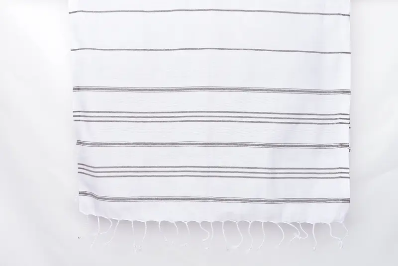 Kişiselleştirilmiş el havlu, küçük banyo havlu, Türk çay havlu, Noel hediyeleri, 40x24 pamuklu çizgili havlu, el yapımı hediye, kişiselleştirilmiş ev hediyesi düğün - 7