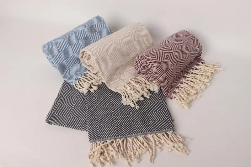 Wedding Gift For Bride, Wedding Gift, Sand-free towel, Spooky Bachelorette Party Favors, Sand-resistant towel, 74x40 Cotton Diamond Towel - 5