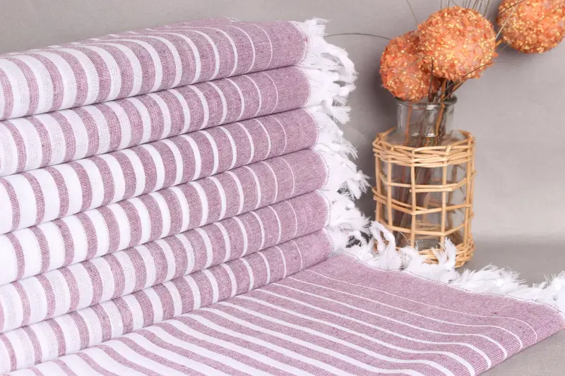70x40 Cotton Striped Towel, Lightweight towel, Beach Size Towel, Embroidery Towels, Bulk Order Towel, Quick-Dry Beach Towel, Monogrammed Beach Towel - 1