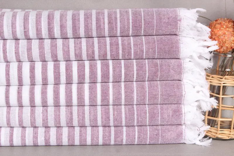 70x40 Cotton Striped Towel, Lightweight towel, Beach Size Towel, Embroidery Towels, Bulk Order Towel, Quick-Dry Beach Towel, Monogrammed Beach Towel - 2