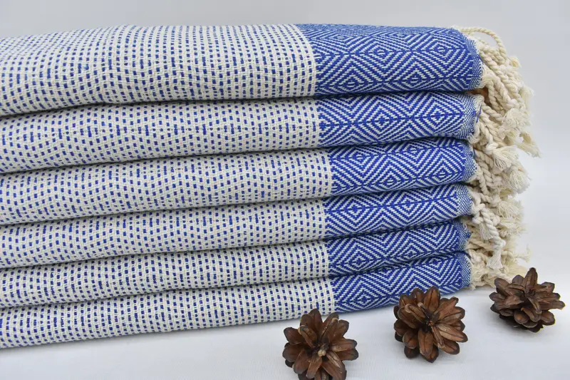 Organik havlu, Türk çay havlu, monogram mutfak havlusu, 36x18 pamuklu elmas havlu, onun için hediye, yaz havlusu, aile hediyesi, kişiselleştirilmiş hediyeler - 4
