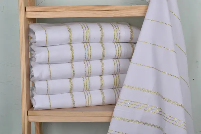 Turkish Towel Hand Towel, 40x24 Cotton Striped Towel, Home Decor Gifts, Wedding Favors, Bathroom Towels, Christmas Gift, Gift For The Home Decor - 2