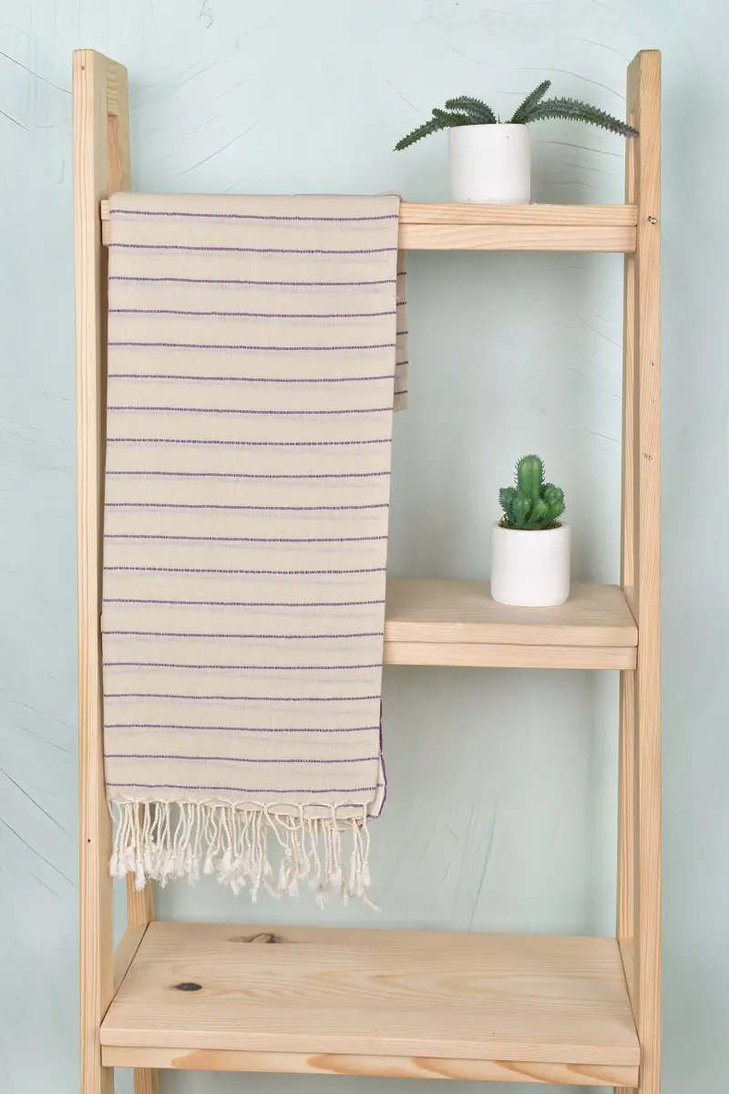 64x38 Linen Striped Towel, Bride Gift, Bachelorette Party Gifts, Custom Wedding Gifts, Large Turkish Towel, Beach Bachelorette Party Decorations - 8