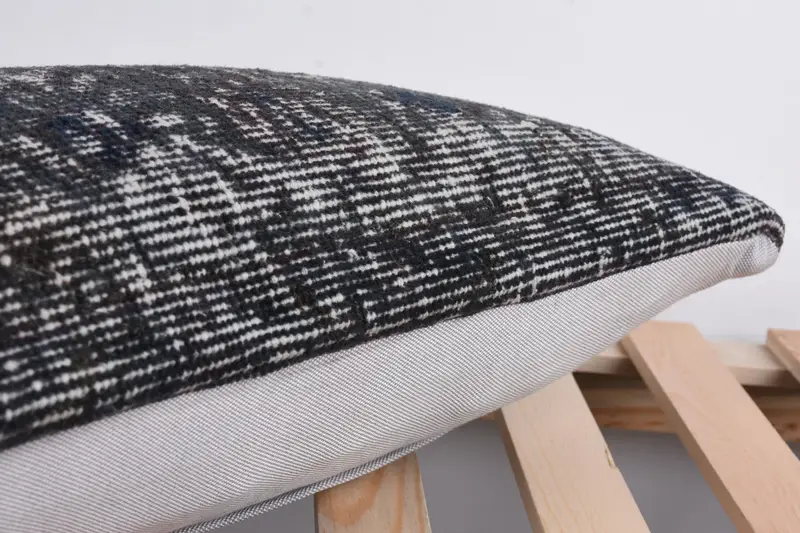 Authentic Cushion Cover, Kilim Pillow, 12x24 Black Pillow Sham, Turkish Pillow, Pillow Case, Personalized Gift Pillow Pillow, Pillow for Sofa - 7