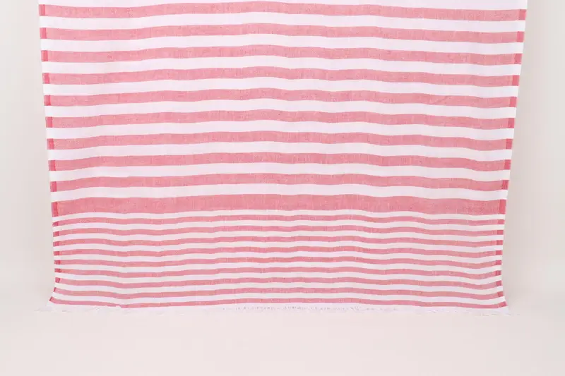 Bridal Shower Gift, Gift For Best Friend, Bachelorette Towel, Soft towel, Yoga Towel, Family Gift Basket, 68x40 Cotton Striped Towel, Wedding Favors - 8